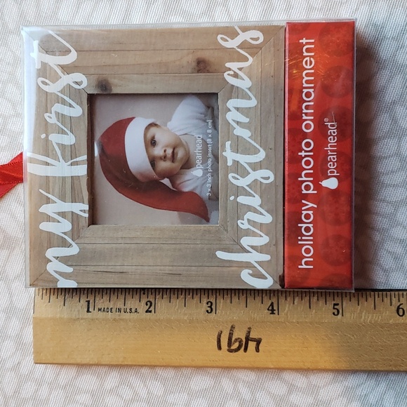 My First Christmas Holiday Photo Ornament - NIB - Picture 4 of 4